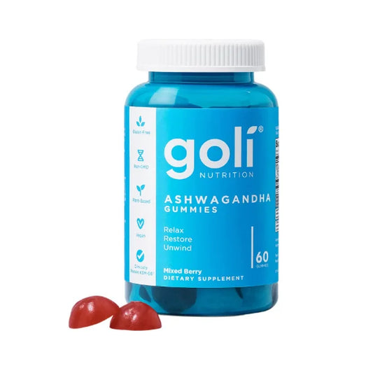 Goli Gomitas de Ashwagandha con vitamina D 60unidades Goli Frasco/ 60 gomitas