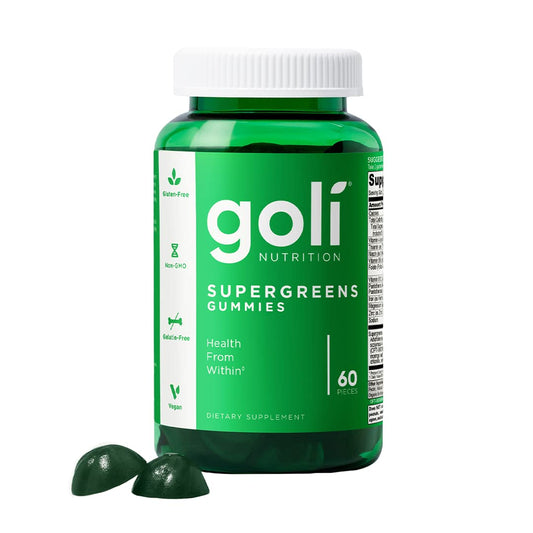 Goli Supergreens Gomitas de Vitaminas 60 Unidades con Vitaminas y Minerales Esenciales