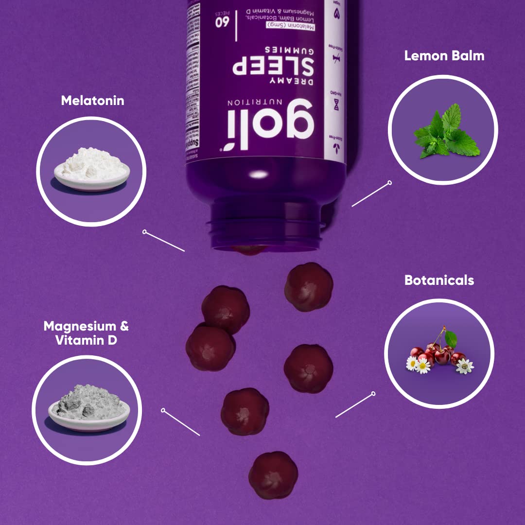 Goli Nutrition Sleep Melatonina 5mg 60 Gomitas