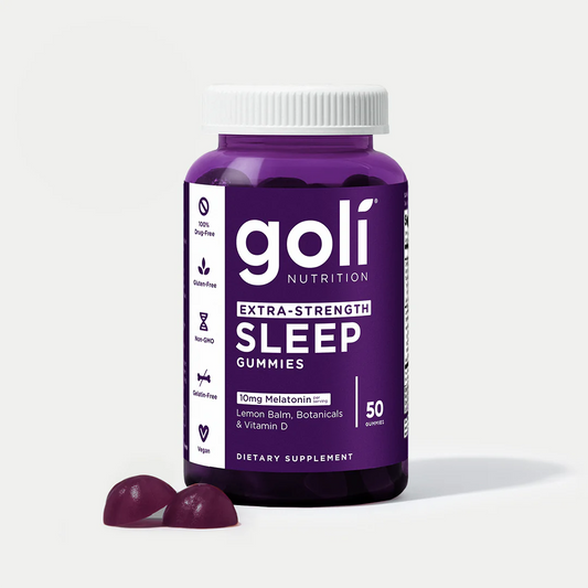 Goli Nutrition Sleep Extra Strength Melatonia 10mg 50 Gomitas