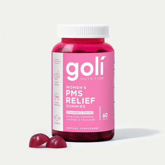 Goli Alivio del Síndrome Premenstrual para Mujeres 60 Gomitas