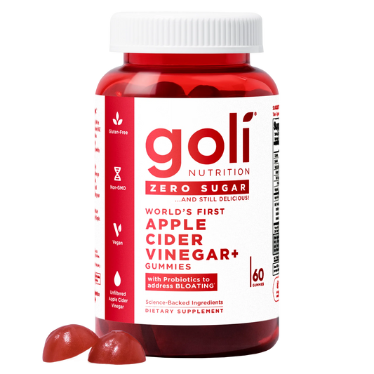 Goli Nutrition Vinagre de Manzana del Mundo  Zero Sugar 60 Gummies