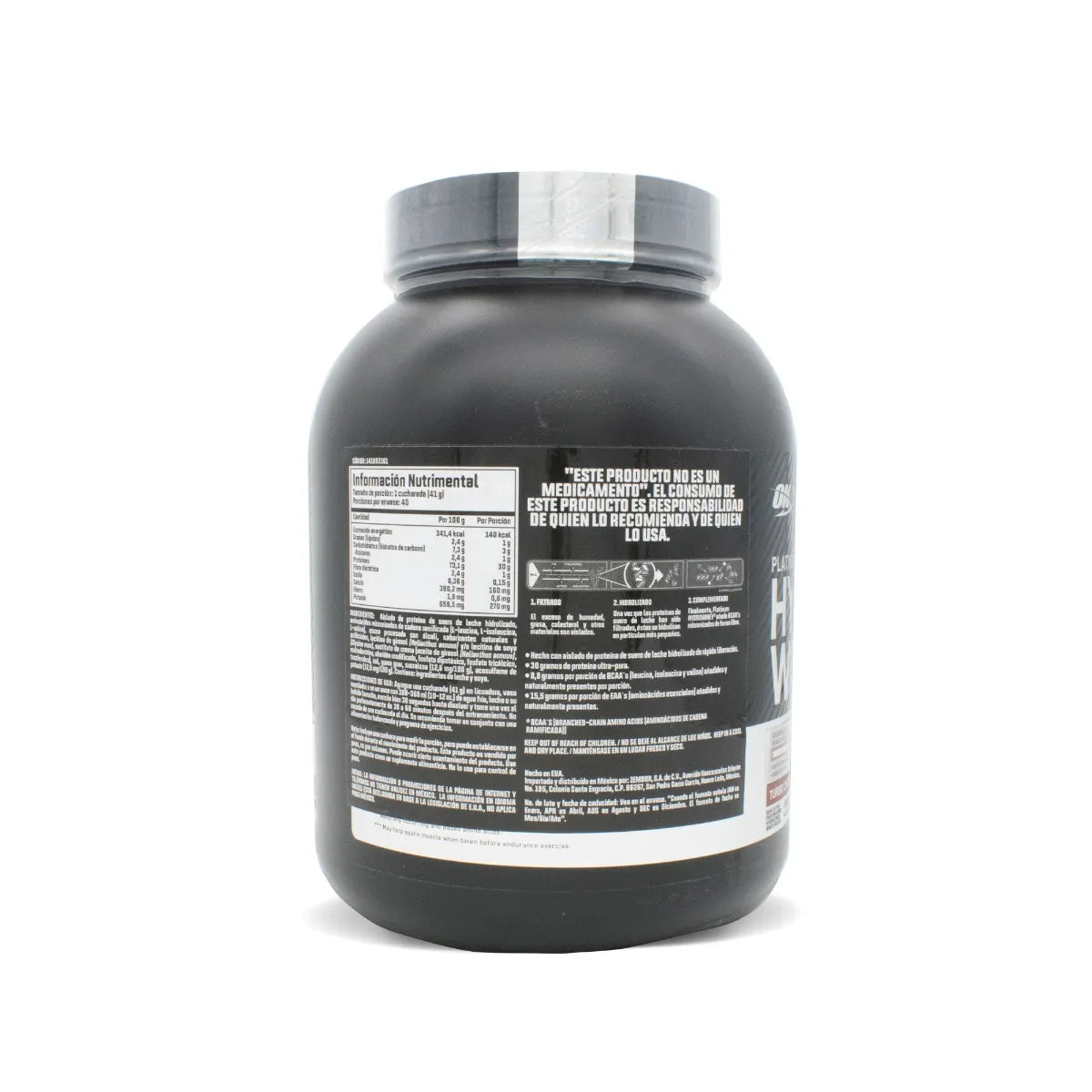 Optimum Nutrition Platinum Hydro Whey 3.5lbs 40 porciones Chocolate
