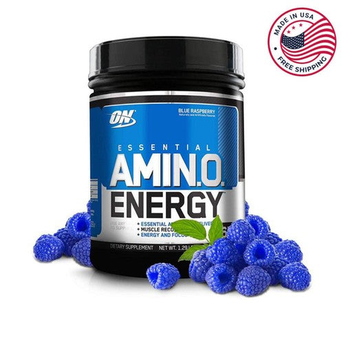 Optimum Nutrition Amino Energy, Blue Raspberry, 65 Servings