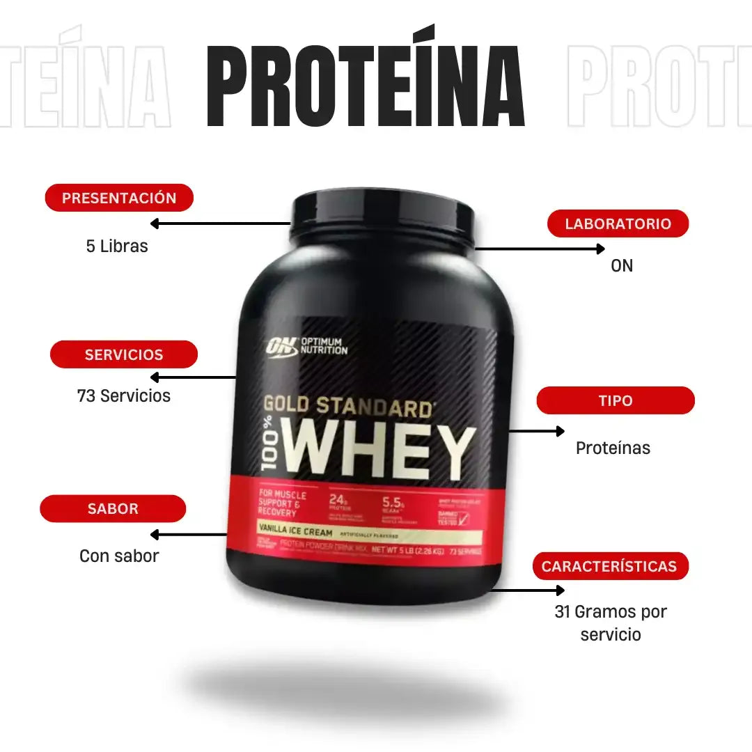 100% Whey Gold Standard 5lbs 73 porciones